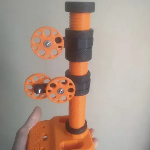 Soporte de varilla para soporte de rodillos