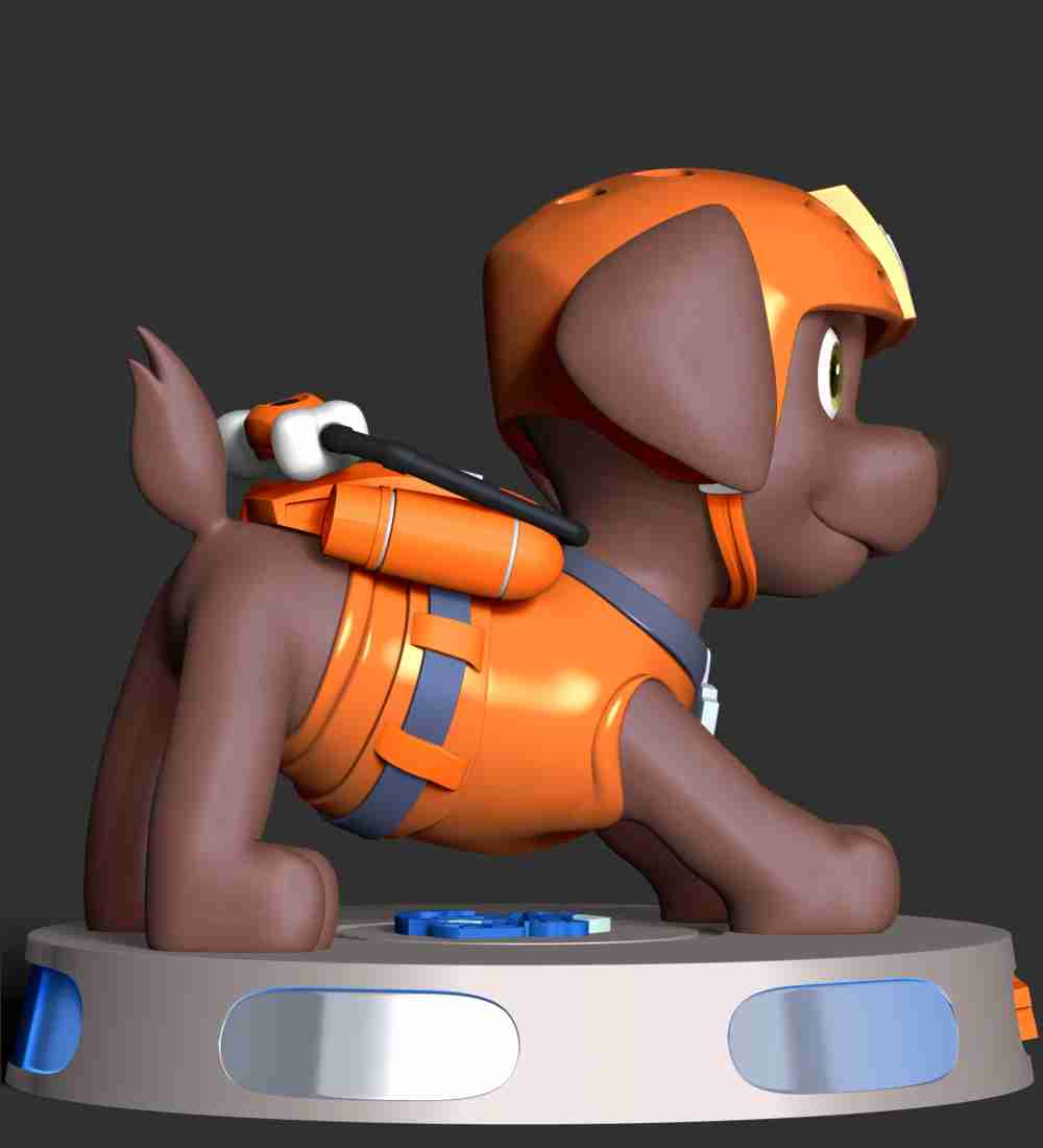 Zuma - Paw Patrol 3D Print Model by Bon Bon Art