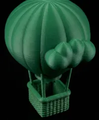 Heißluftballon, markantes Design