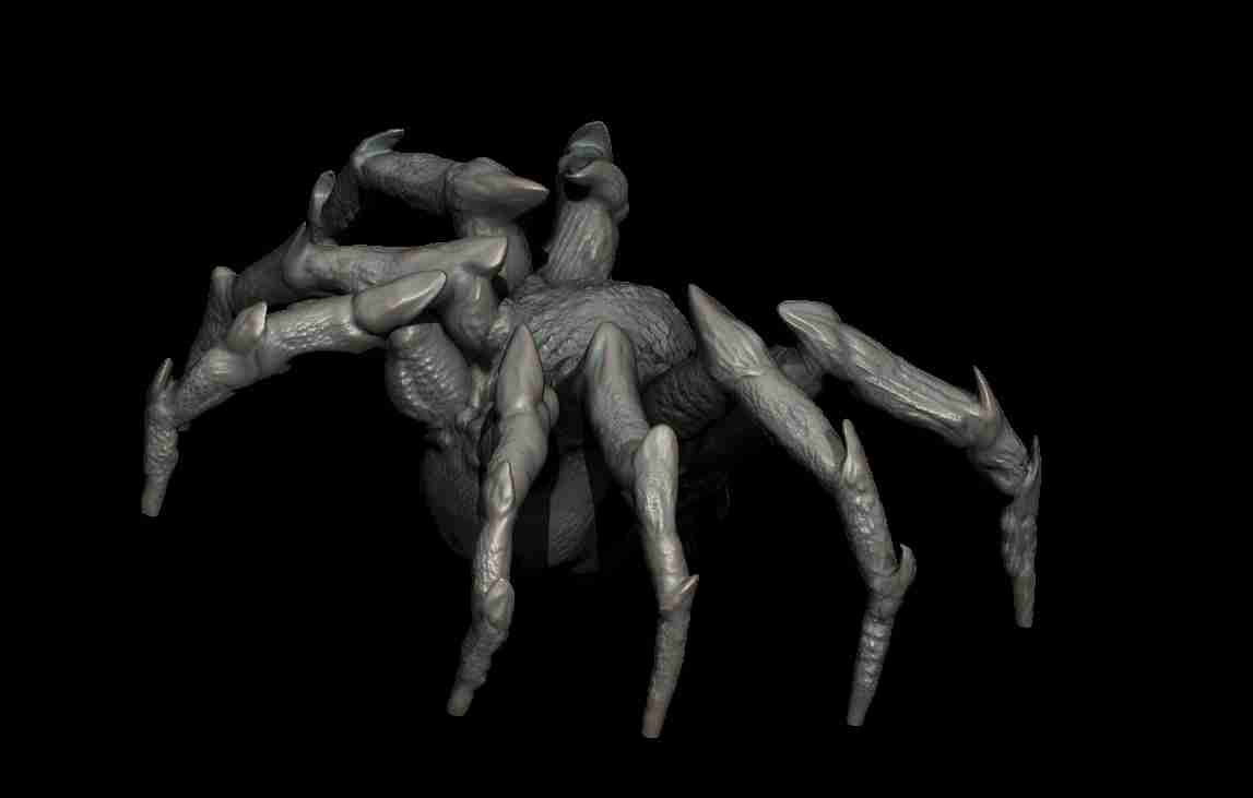 Spider Skull Creepy Halloween | 3D models download | Creality Cloud