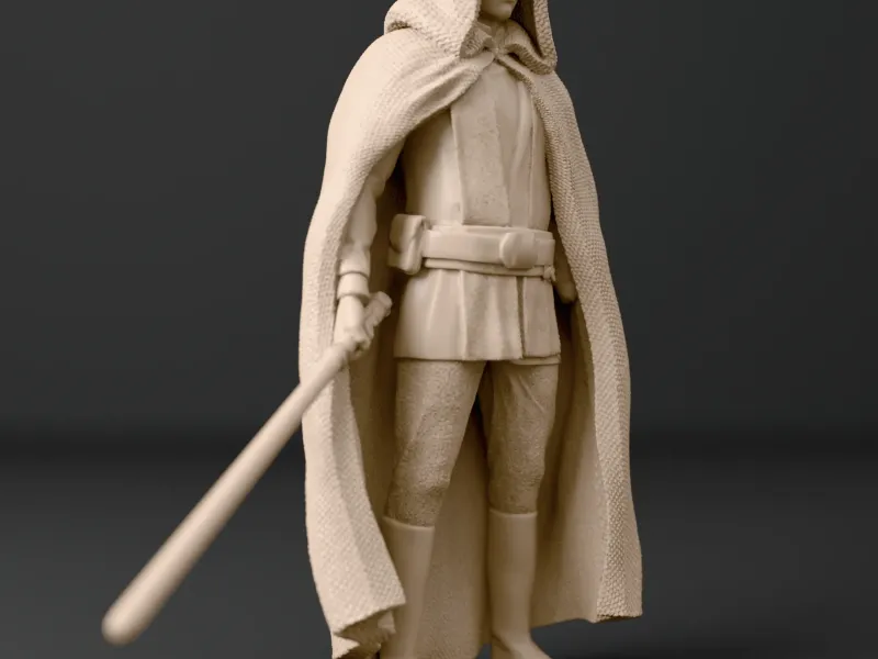 Luke Skywalker Figur - Star Wars Fan Art