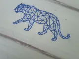 Leopard LowPoly WallArt-3