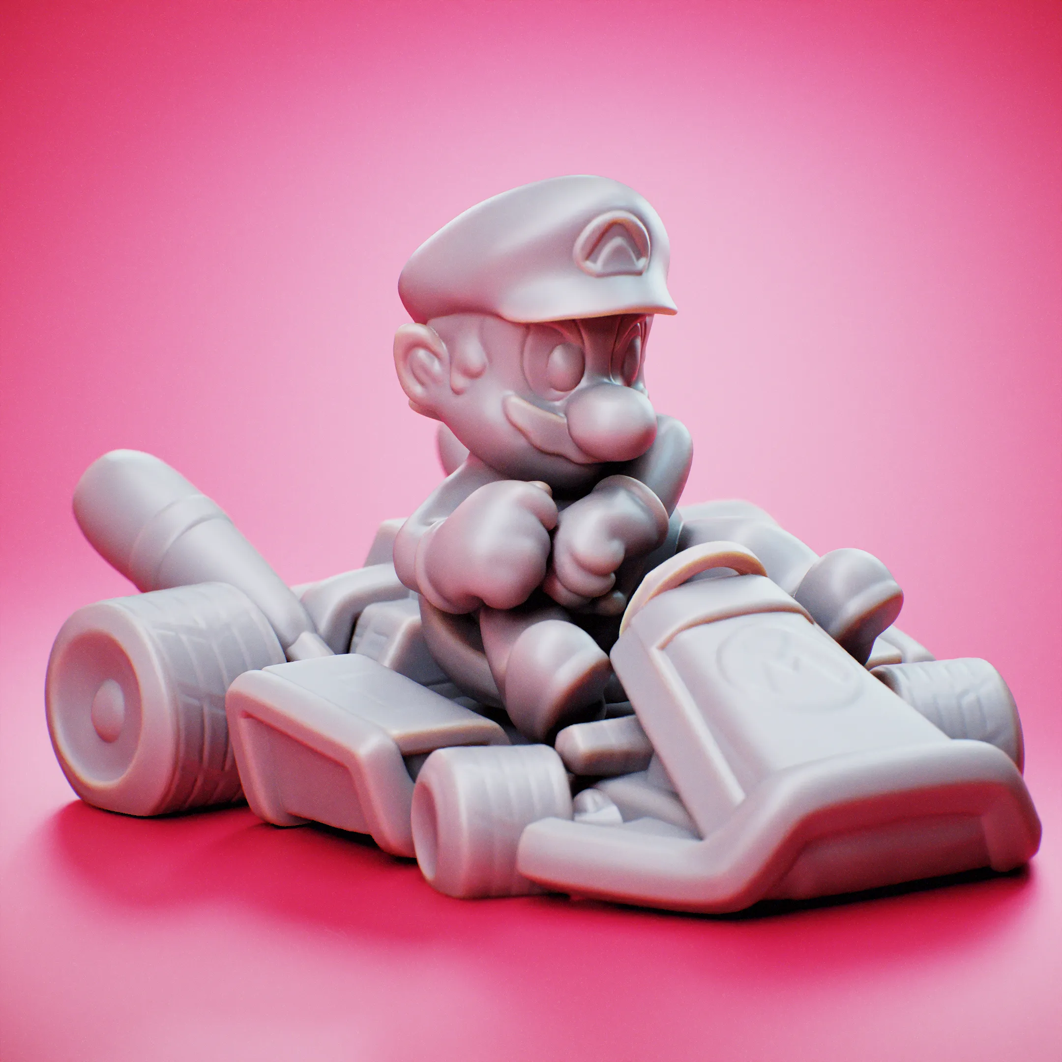 Mario Kart - Super Mario Bros Kart Deluxe - Super Nintendo
