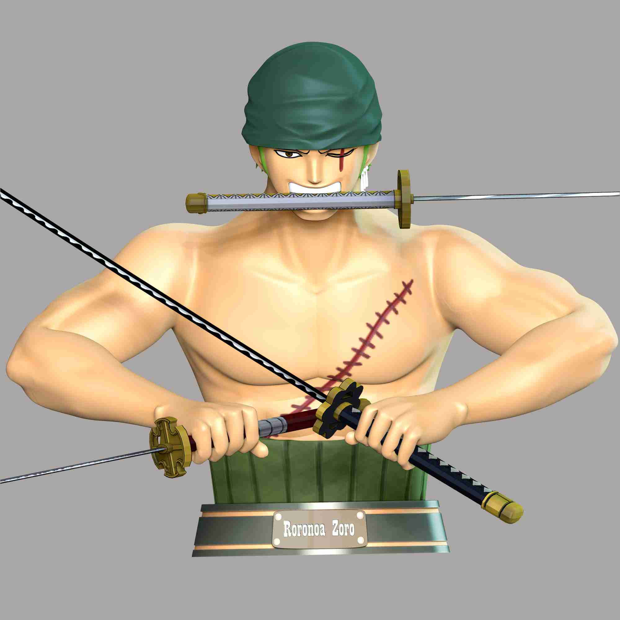 HOW TO MAKE FREE ZORO IN ROBLOX (one piece) 