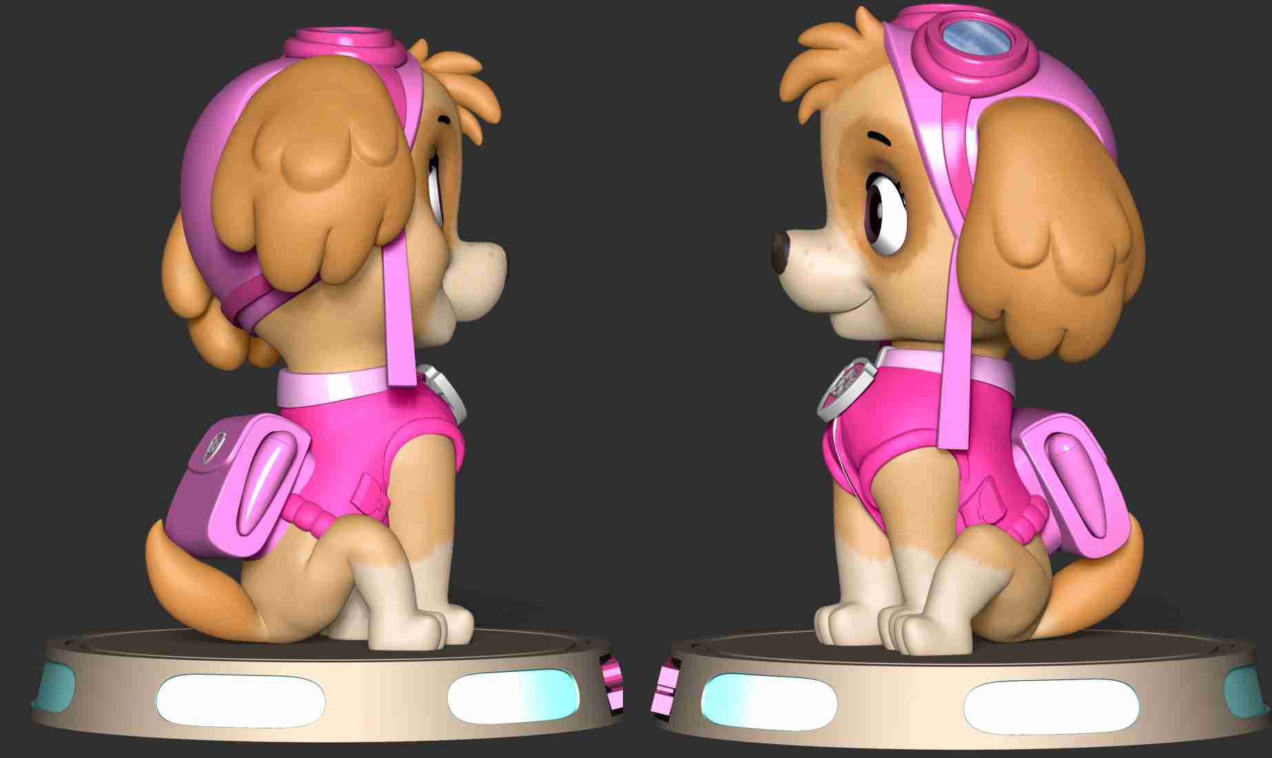 Skye Paw Patrol 3d Models Download Creality Cloud