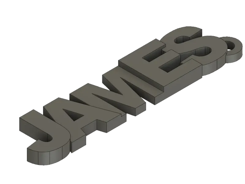 James keychain