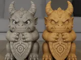Desk Guardian Monster FDM Friendly 3D Model-1