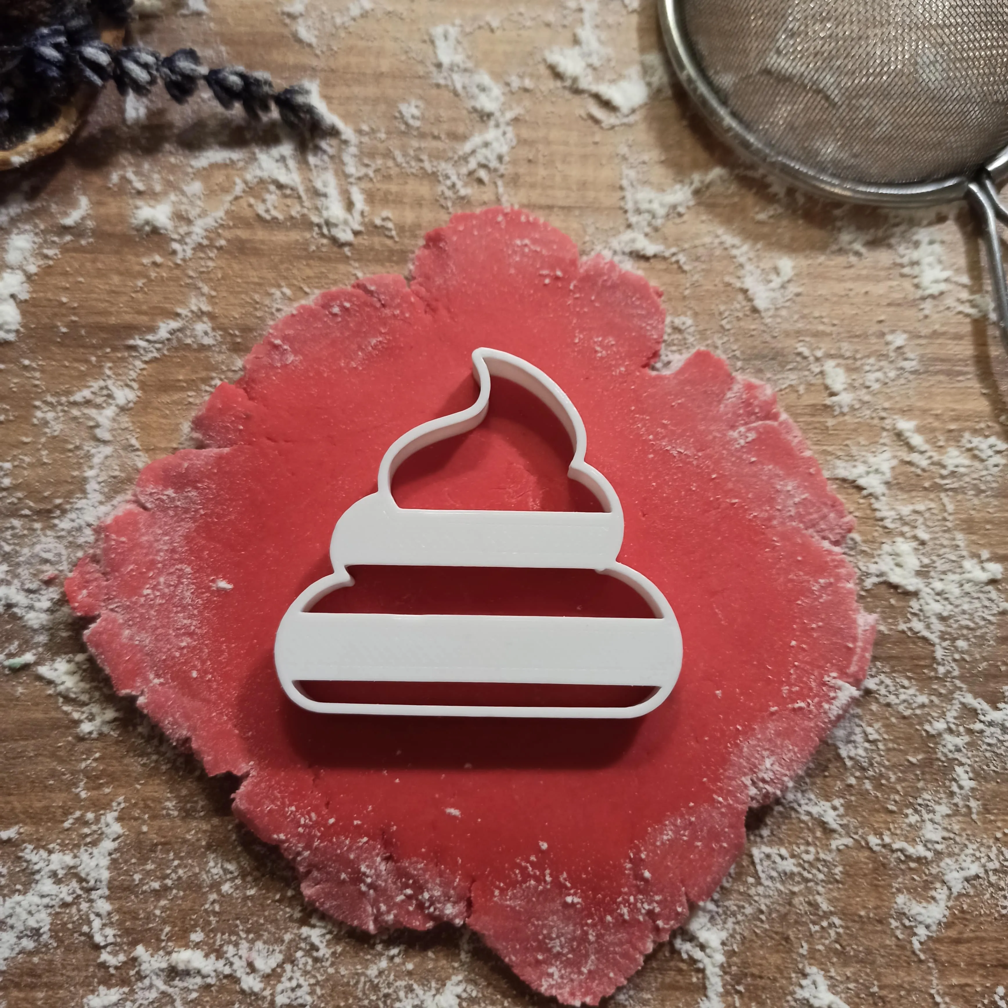 Funny Poop Emoji Cookie Cutter; Eat Me, Shit-Poo Emoji Gift