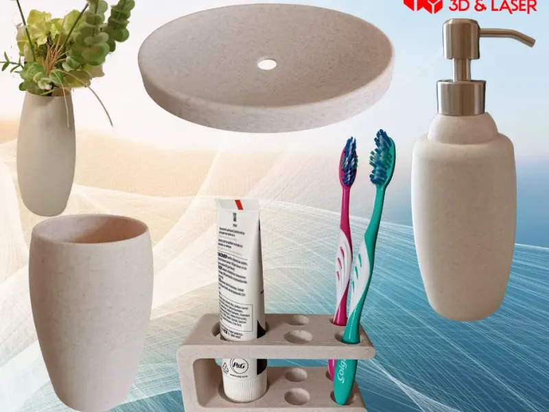 Set Accessori Bagno – Portasapone, Distributore