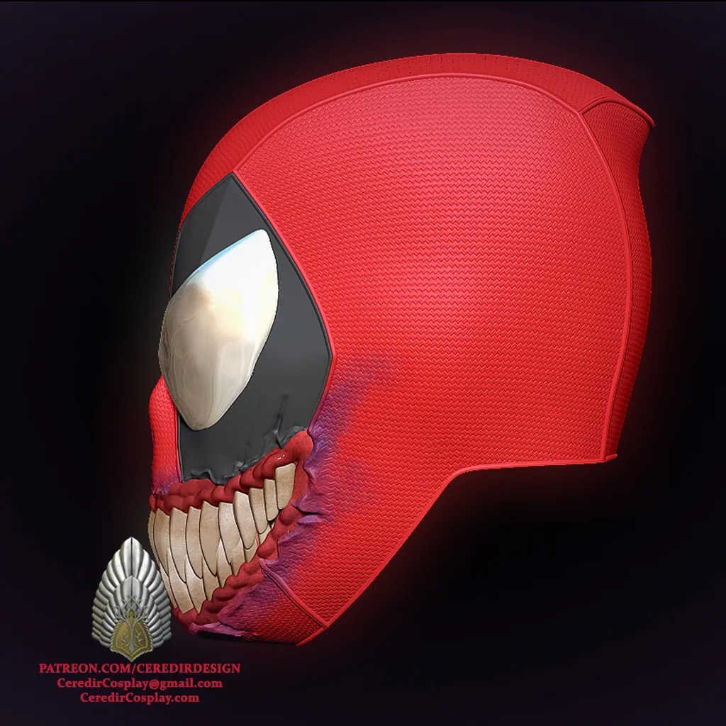 Venomized Deadpool Venom MAshup 3D DIGITAL DOWNLOAD
