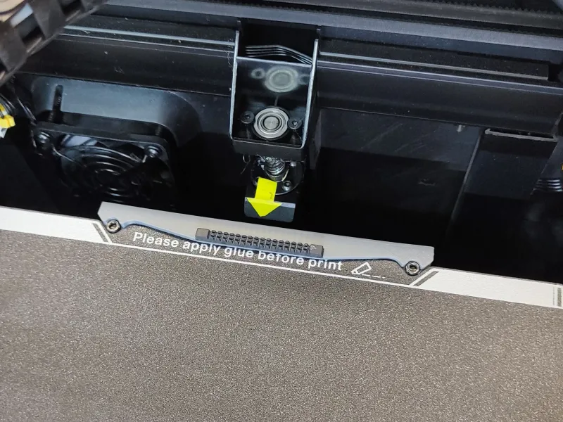 Nozzle cleaner stand.