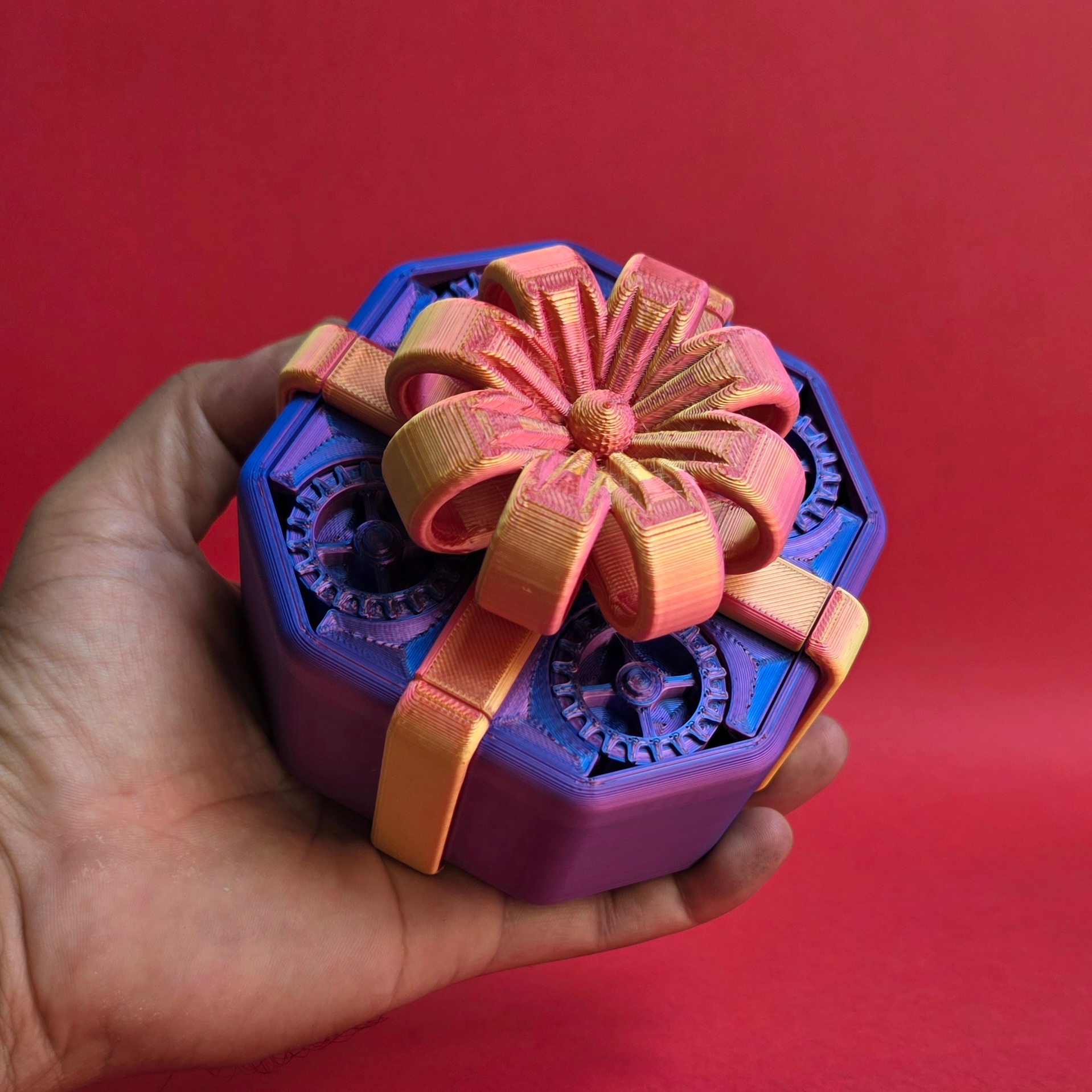 3D Printer Files | 3MF File | mechanical gift box | Creality Cloud