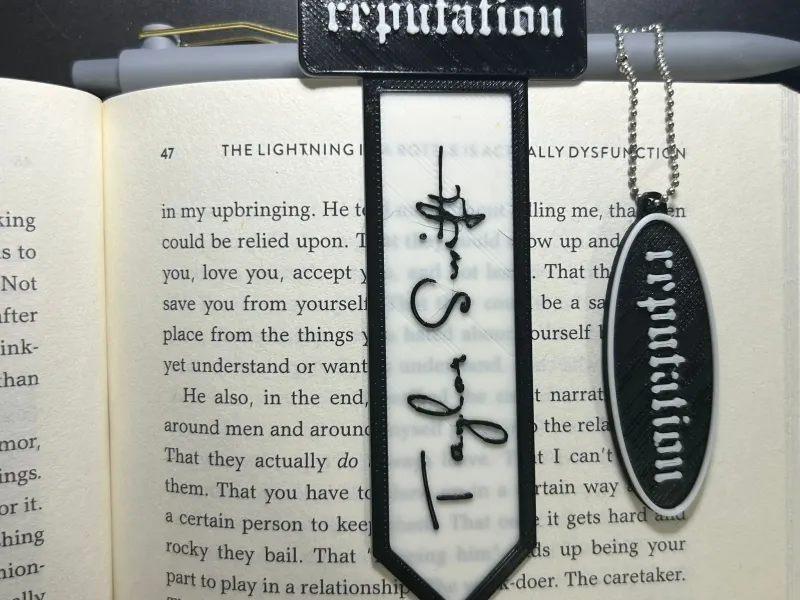 Taylor Swift - Reputation Bookmark &amp; Keychain