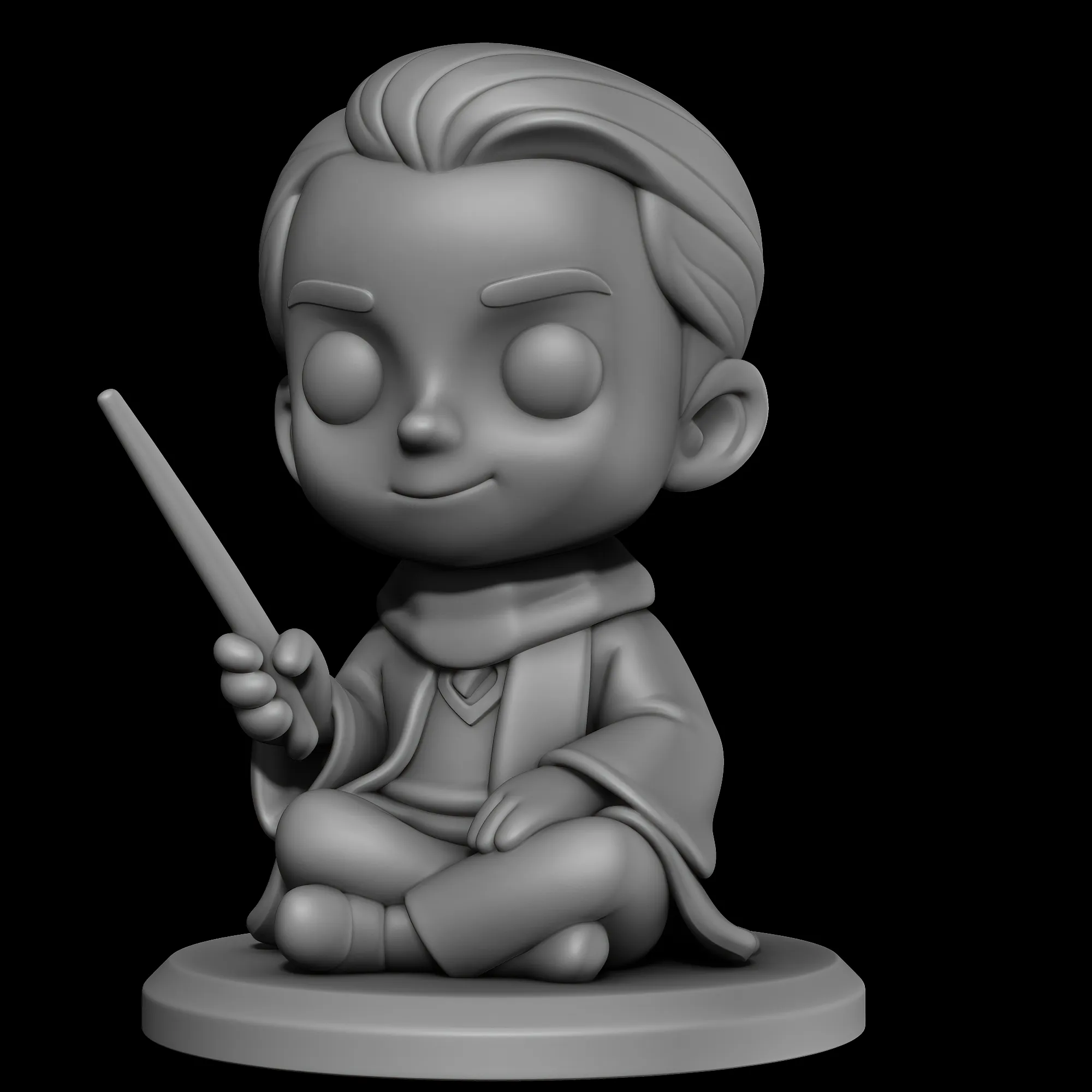 Draco Malfoy – Chibi Style 3D Printable Figurine