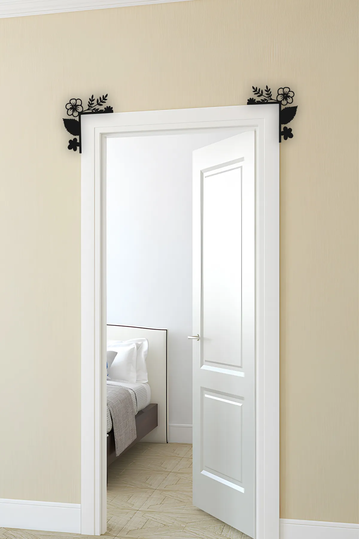 Flower Door Corner Decor, Door Frame Decor, Home Decor