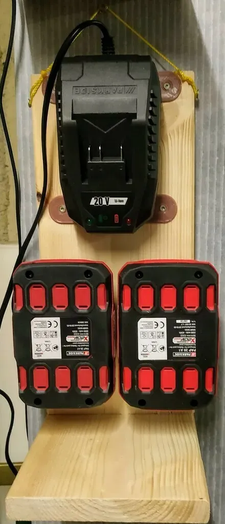 Adaptador para cargadores y baterías Parkside de 20v y 12v