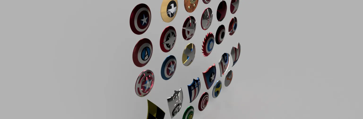 Marvel Comics Captain America Shields & related