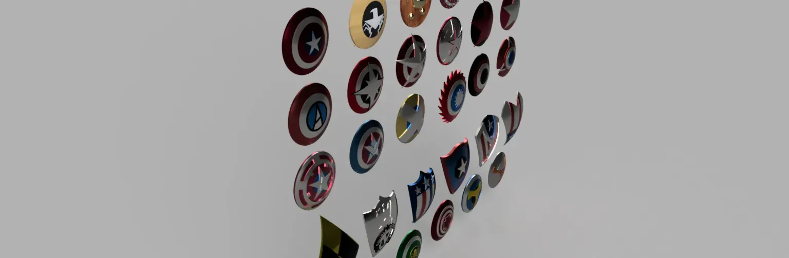 Marvel Comics Captain America Shields & related