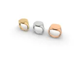 Square Top Signet Ring-2