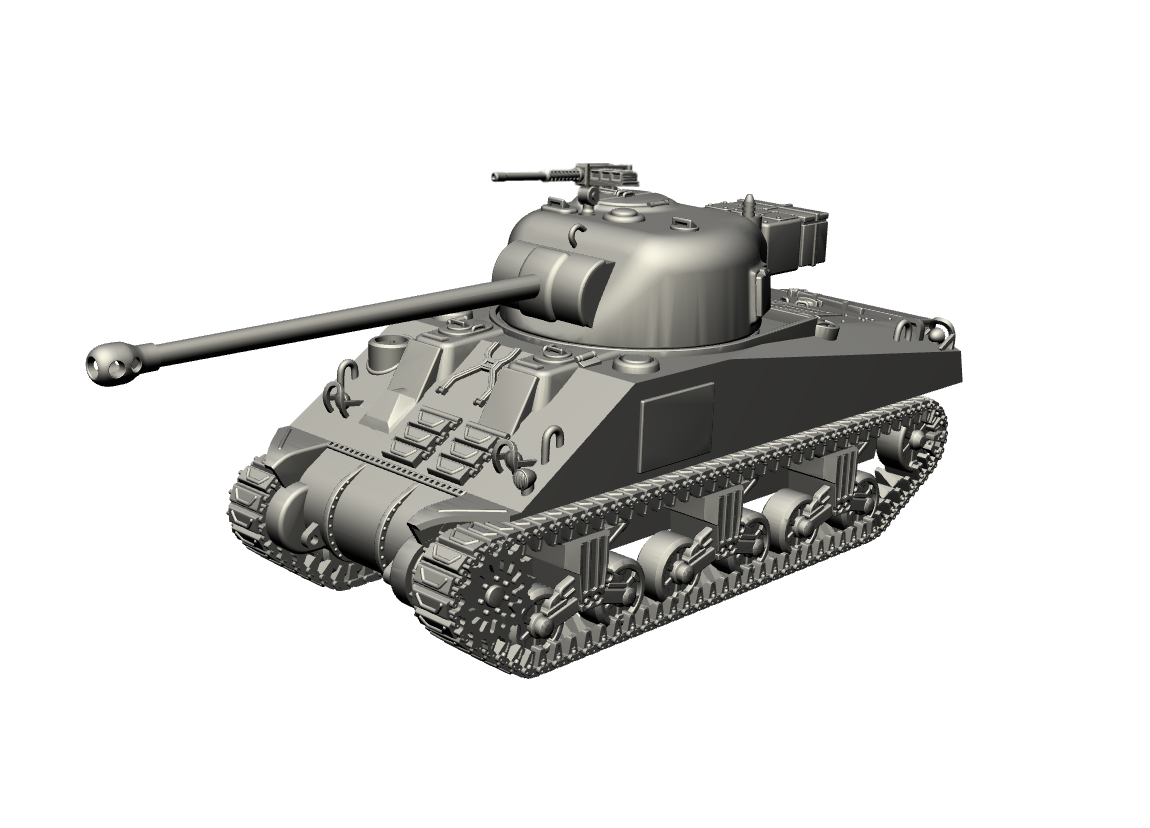 M4 Sherman 3D model