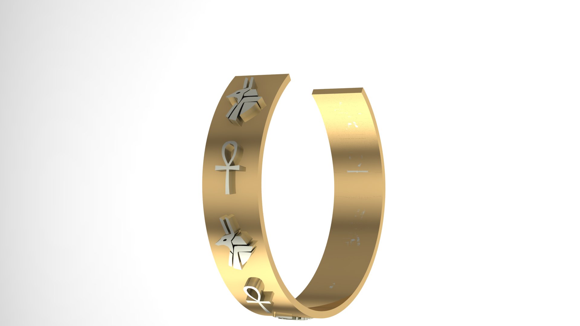 Anubis bangle Egypt, 3D models download