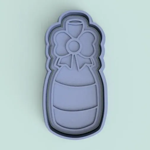 Cortante + Estampa de Champagne / Champagne Cutter + Stamp
