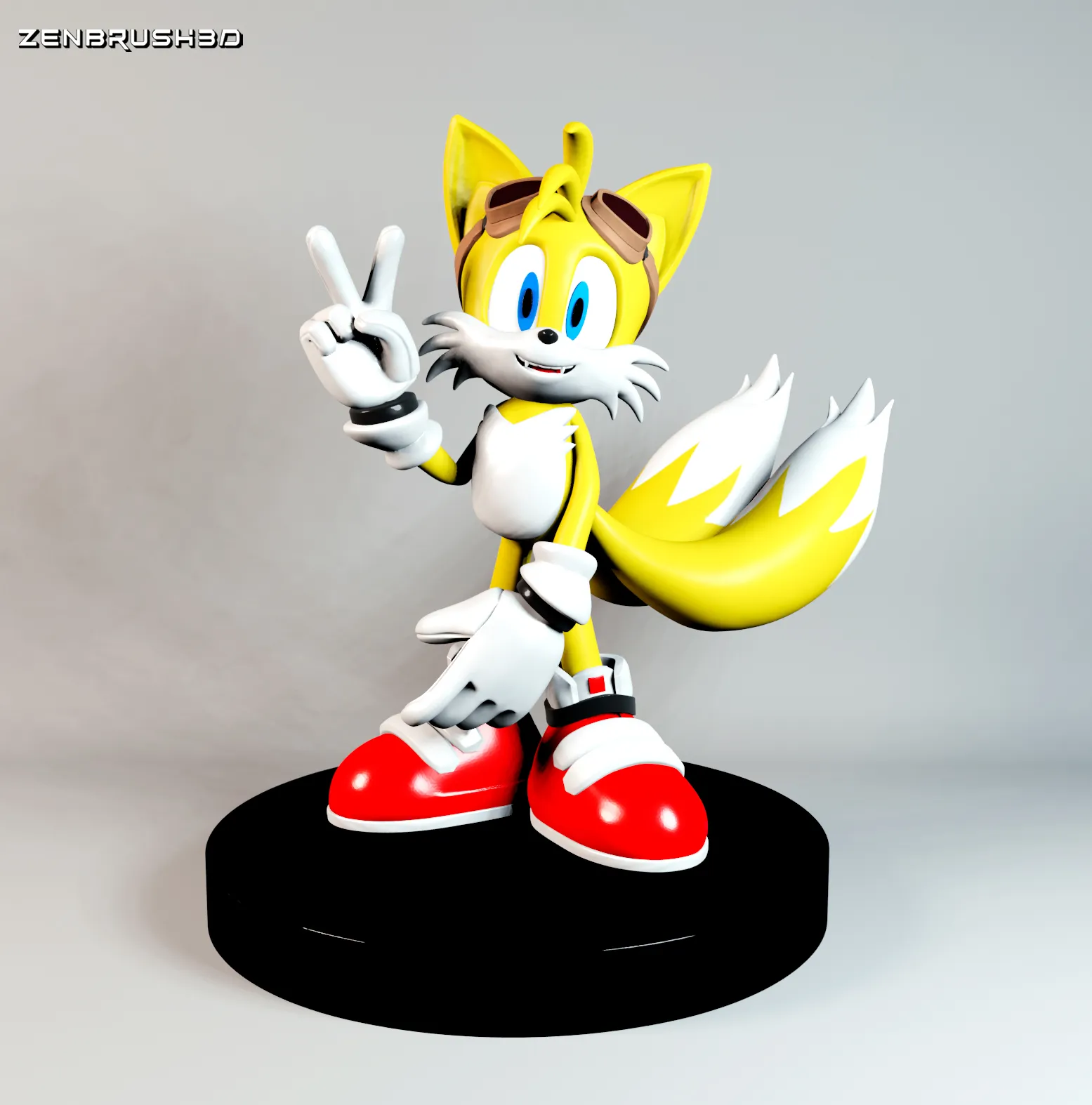 MILES TAILS - SONIC 3D BASKI MODELİ STL