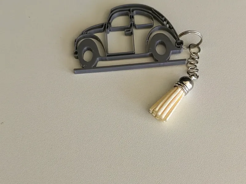 Portachiavi VW Maggiolino stampato in 3D – Un tocco classico per le tue chiavi