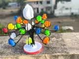 شجرة الرياح ببيض عيد الفصح - بونساي-4