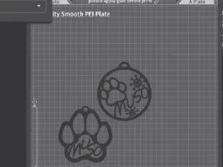 Dog Muzzle Decoration - Decoro Cane Muso