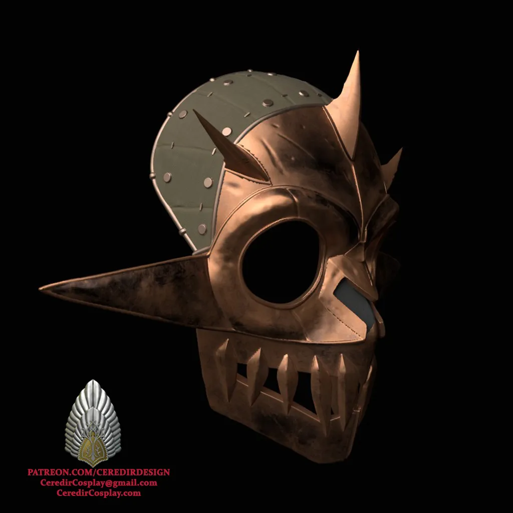 Gaudrim Helmet Rings of power 3D DIGITAL DOWNLOAD