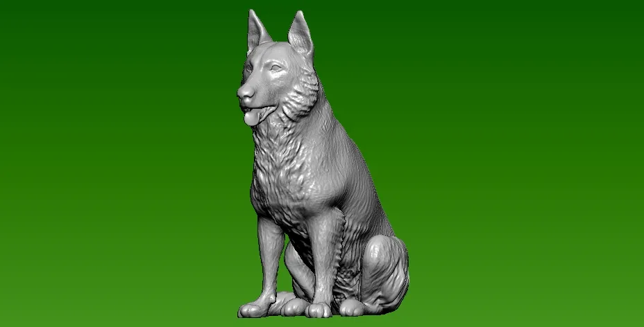 Shetland Sheepdog statue - 3D print