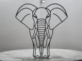 Elephant Line Art - Desktop Line Art-1
