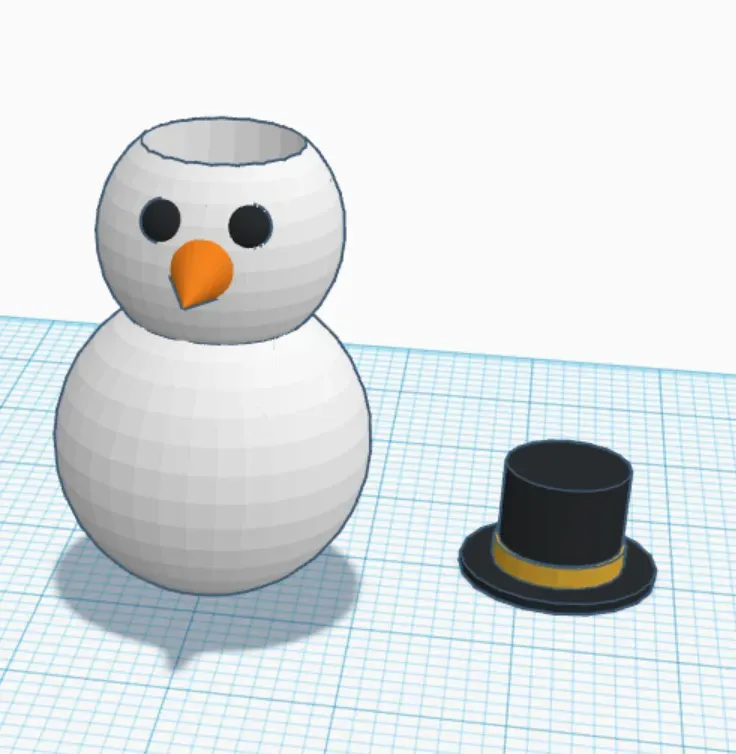 Christmas snowman shot glass
