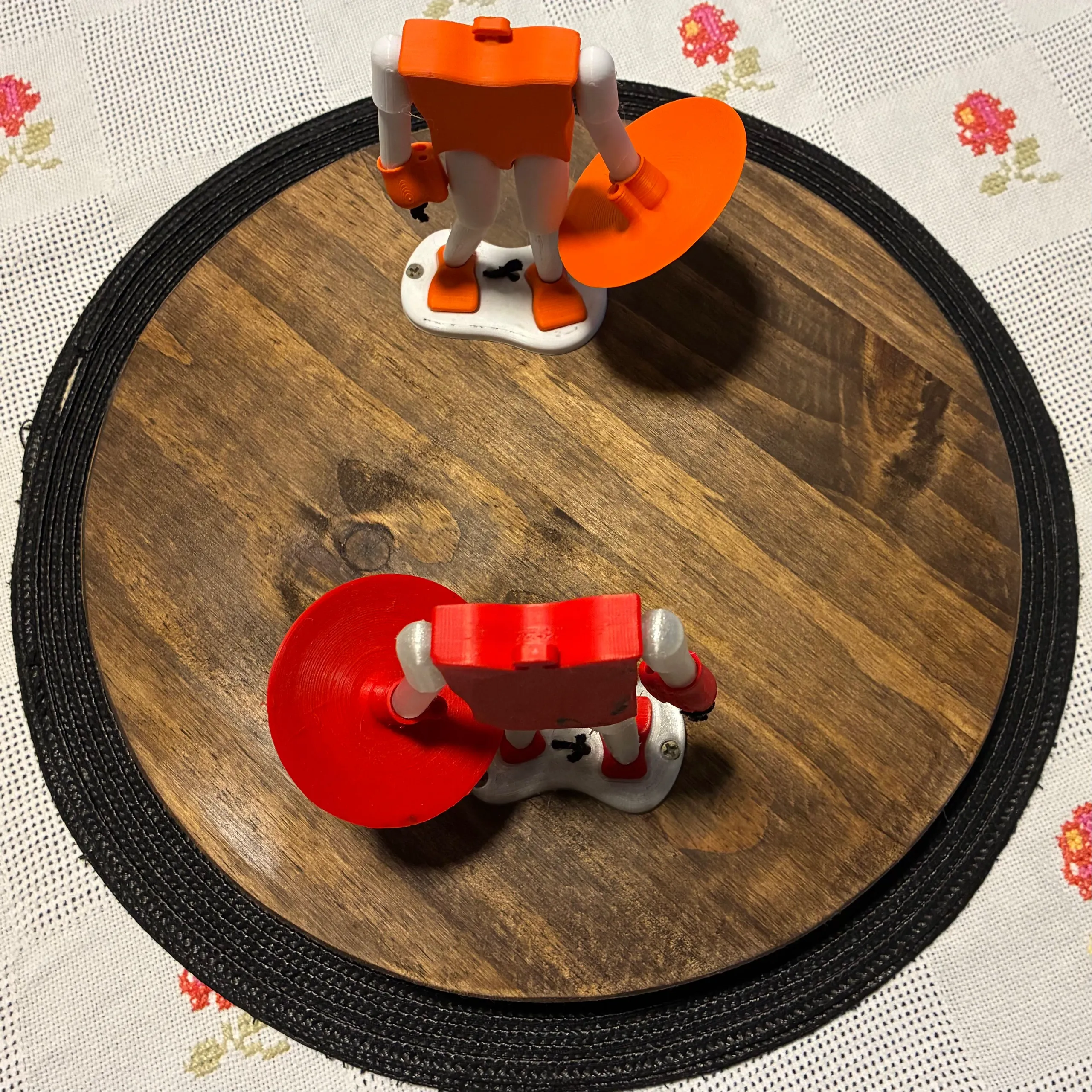 Balloon head puppet fencing fighter-2