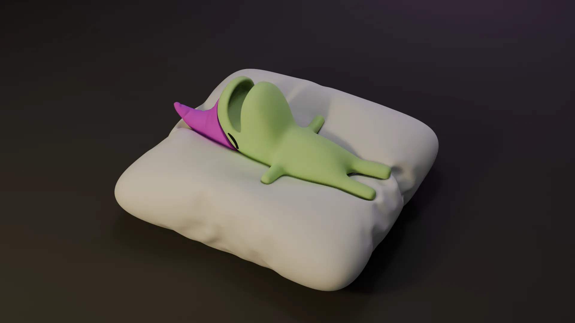 Smiling friends - Sleeping Friend