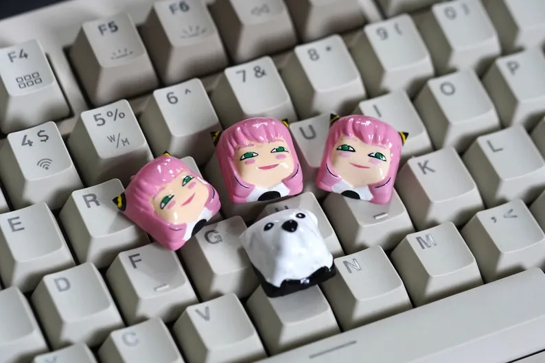 KEYCAPS DELLA FAMIGLIA SPY X - TASTIERA MECCANICA