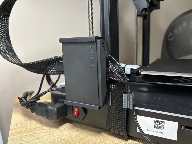 Ender 3 v3 SE side cable management and creality box holder