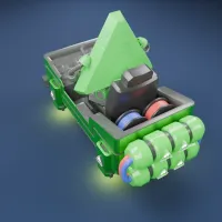 Futuristic vehicle Creality Mini Maker-4