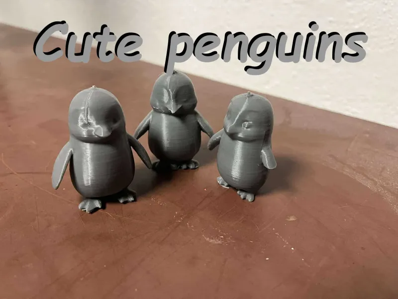 Pinguins giros para as crianças colorirem