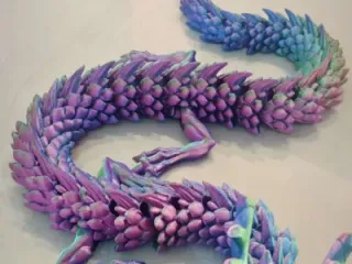 Articulating Dragon. print in place, no supports