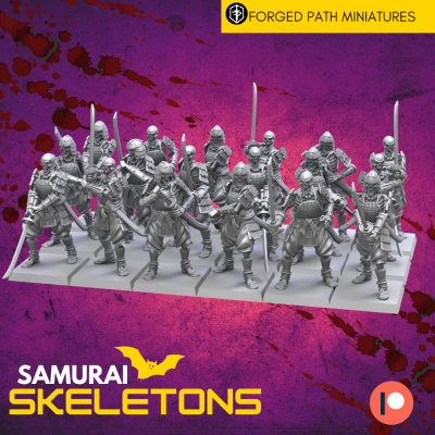 Skeleton Samurai Warriors