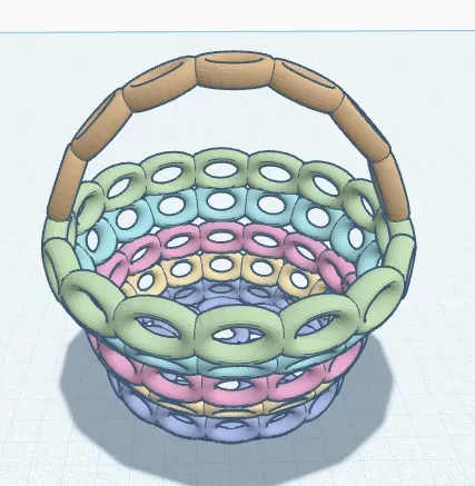 Easter egg basket