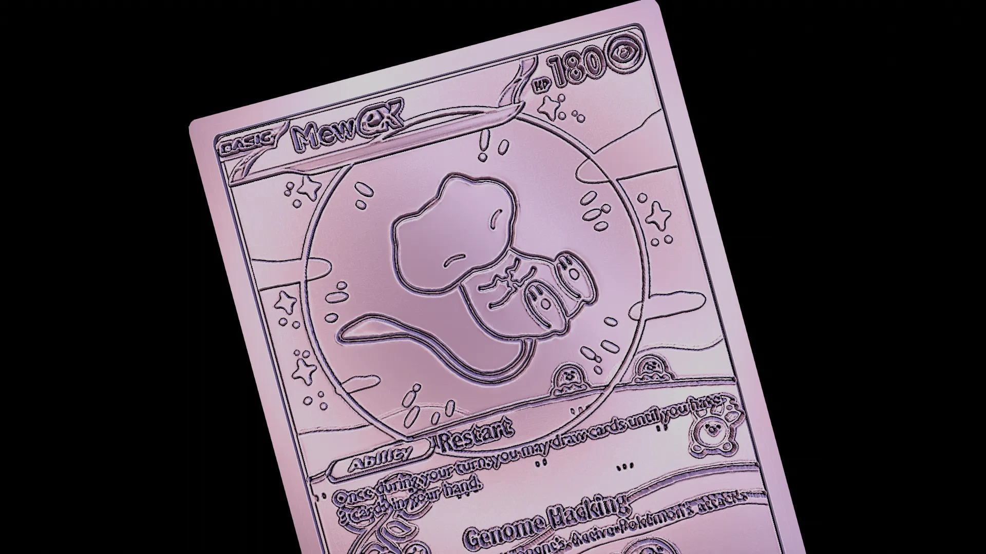 Bubble Mew Pokemon card