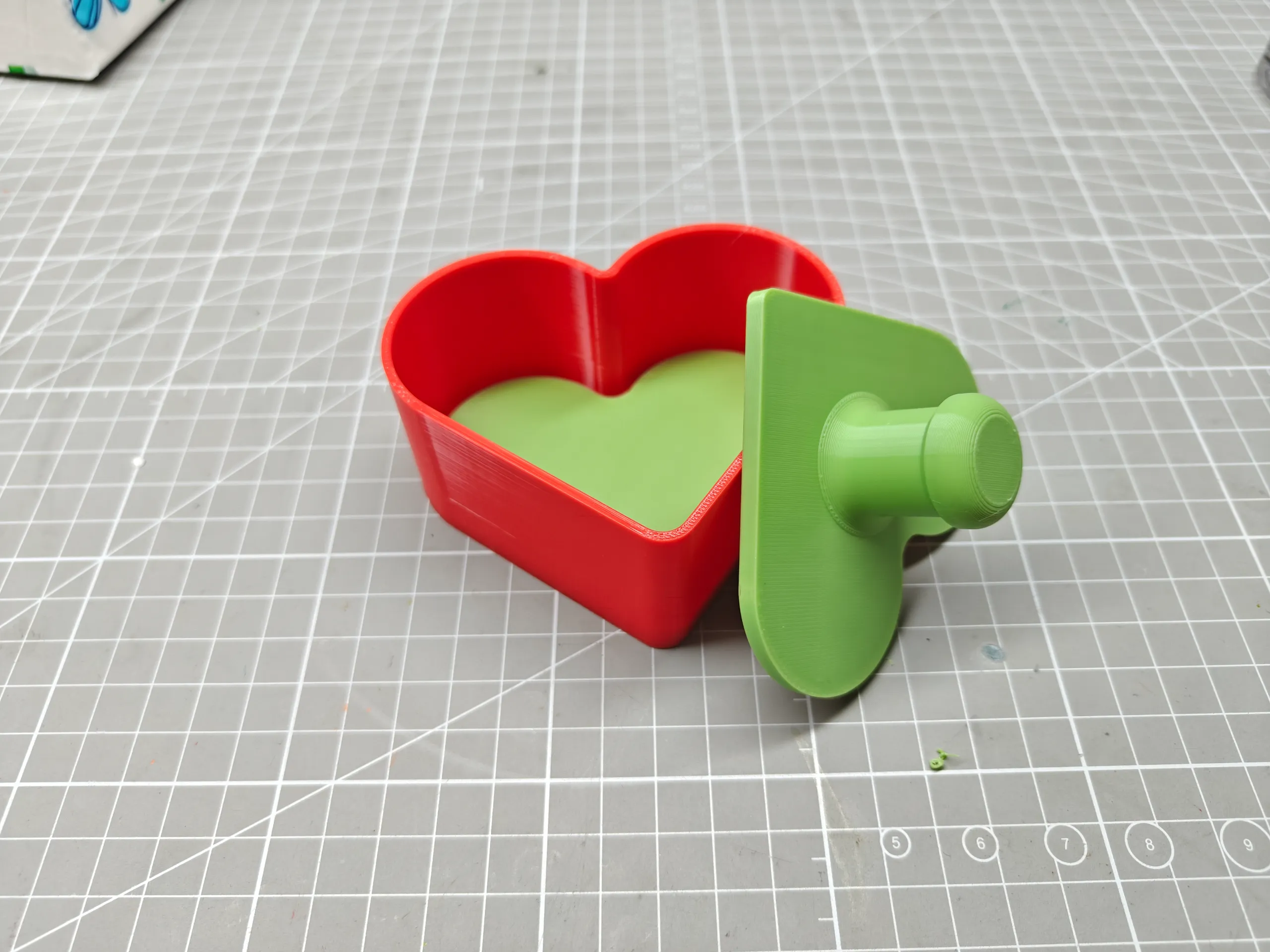 Heart-Shaped Rice Ball and Pastry Mold - with Bottom Tray