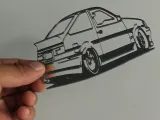 Introducing My 3D Printed AE86 Toyota Wall Art-2