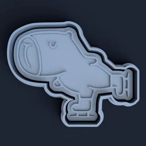 Cortante + Estampa de Carpincho / Capybara Cutter + Stamp