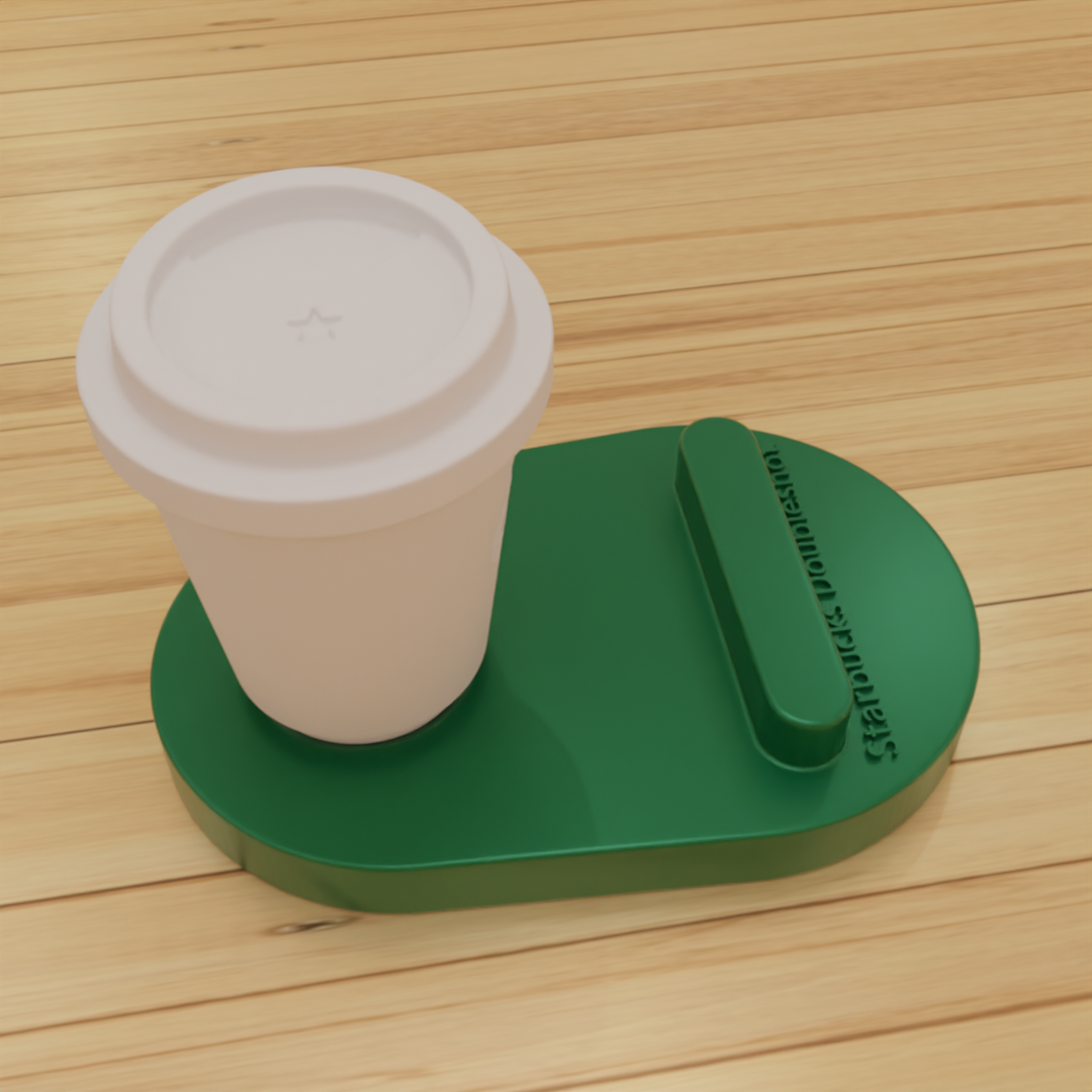 Free STL file Cup Holder for Starbucks Plastic Cups