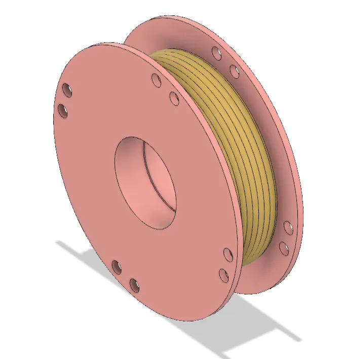 Filament Reel Christmas Ornament (free)-2