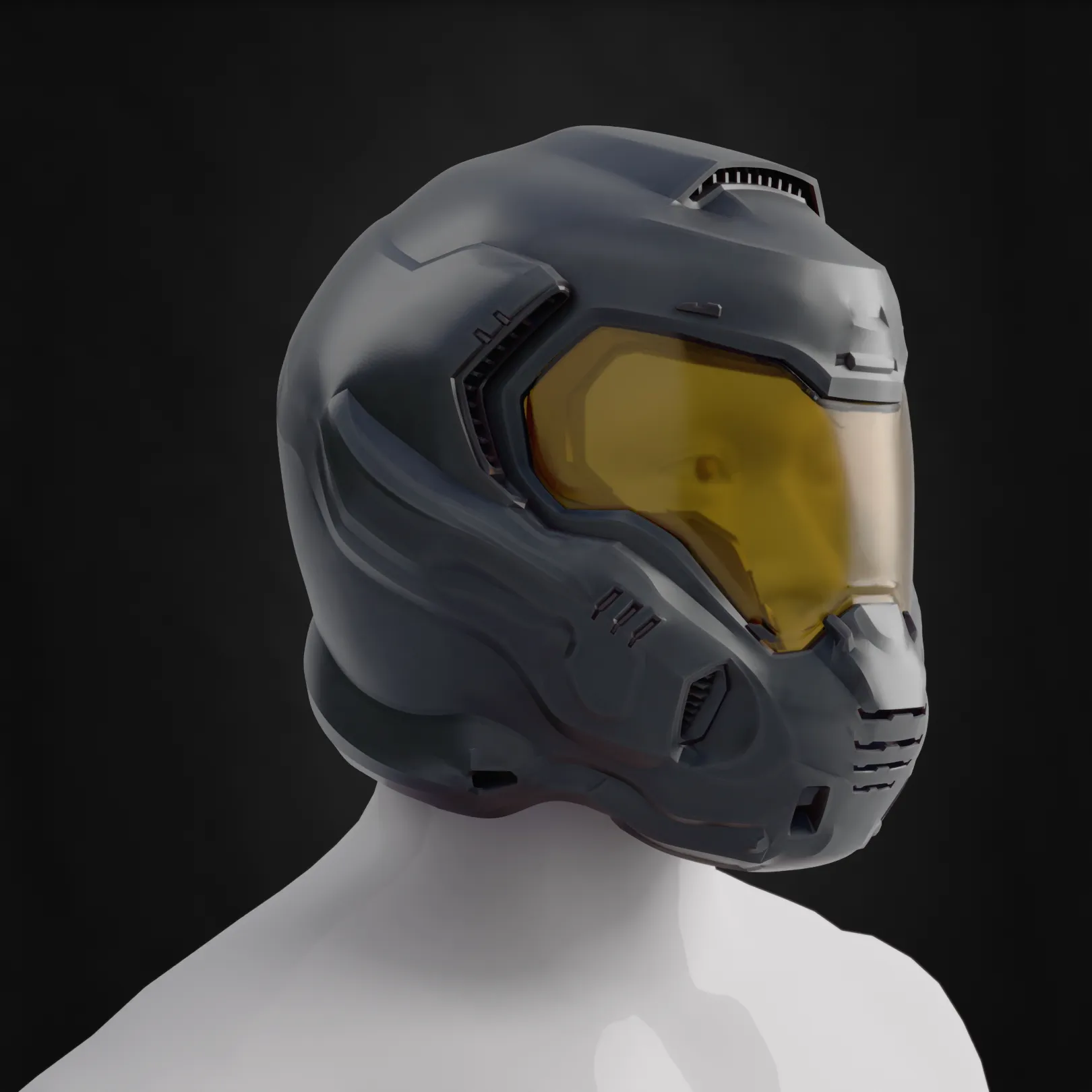 Doom Helmet Cosplay STL